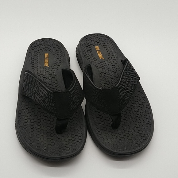 Feel Legends black flip flops - Picture 1 of 5